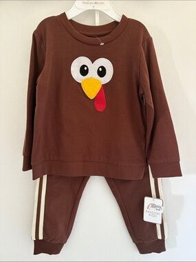 Thanksgiving Turkey Fall 24 months two piece set nwt